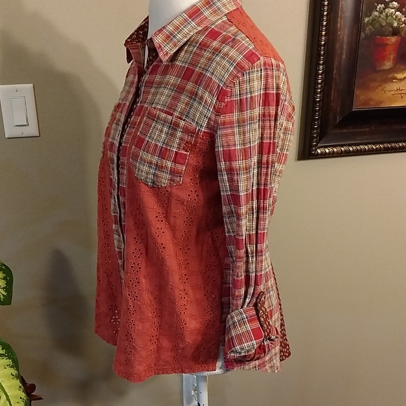 Miss me button up shirt size small - Picture 2 of 7